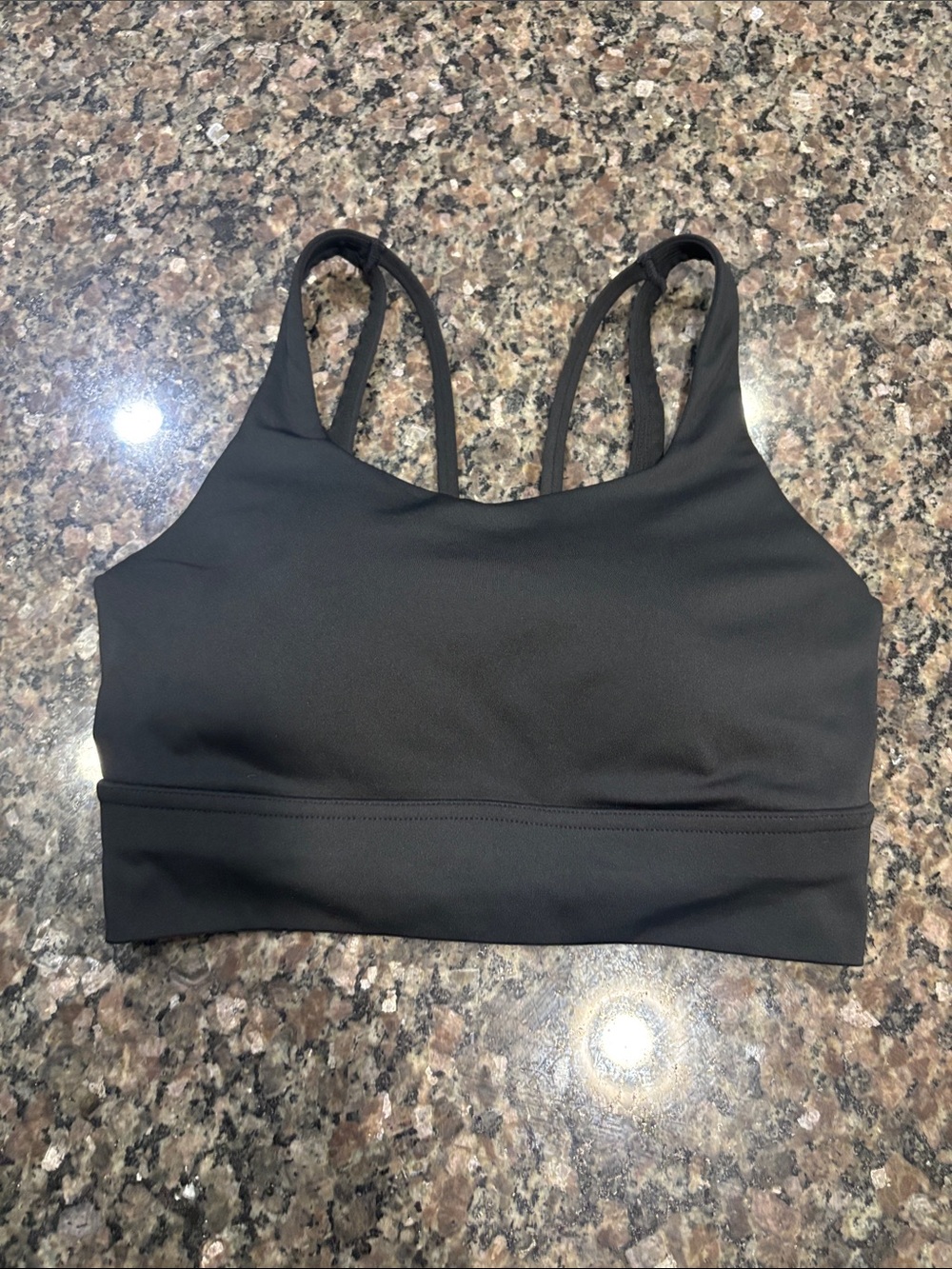 Avia Black Double-Strap Sports Bra